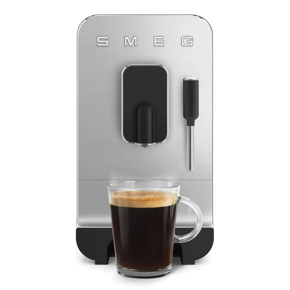SMEG BCC12BLMUK Collezione Bean To Cup Coffee Machine with Steam Wand