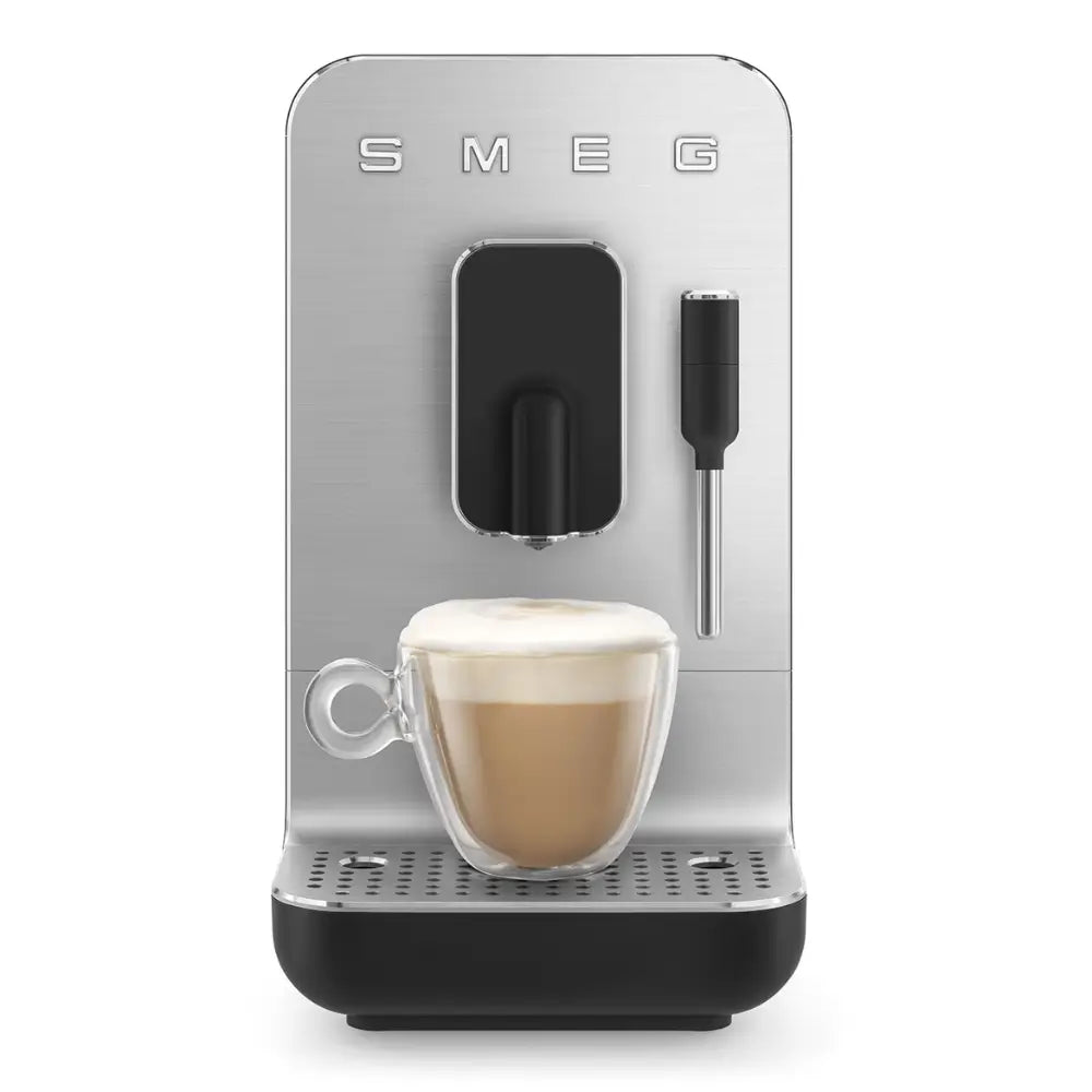 SMEG BCC12BLMUK Collezione Bean To Cup Coffee Machine with Steam Wand
